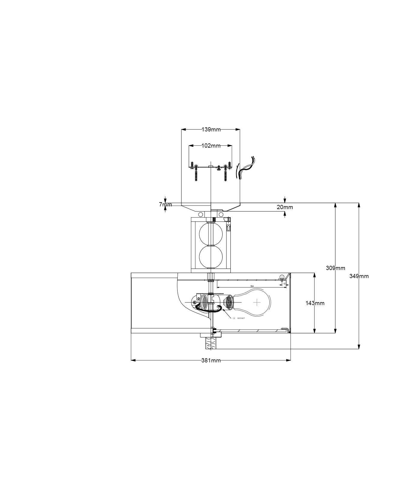 Celestial Ceiling Light