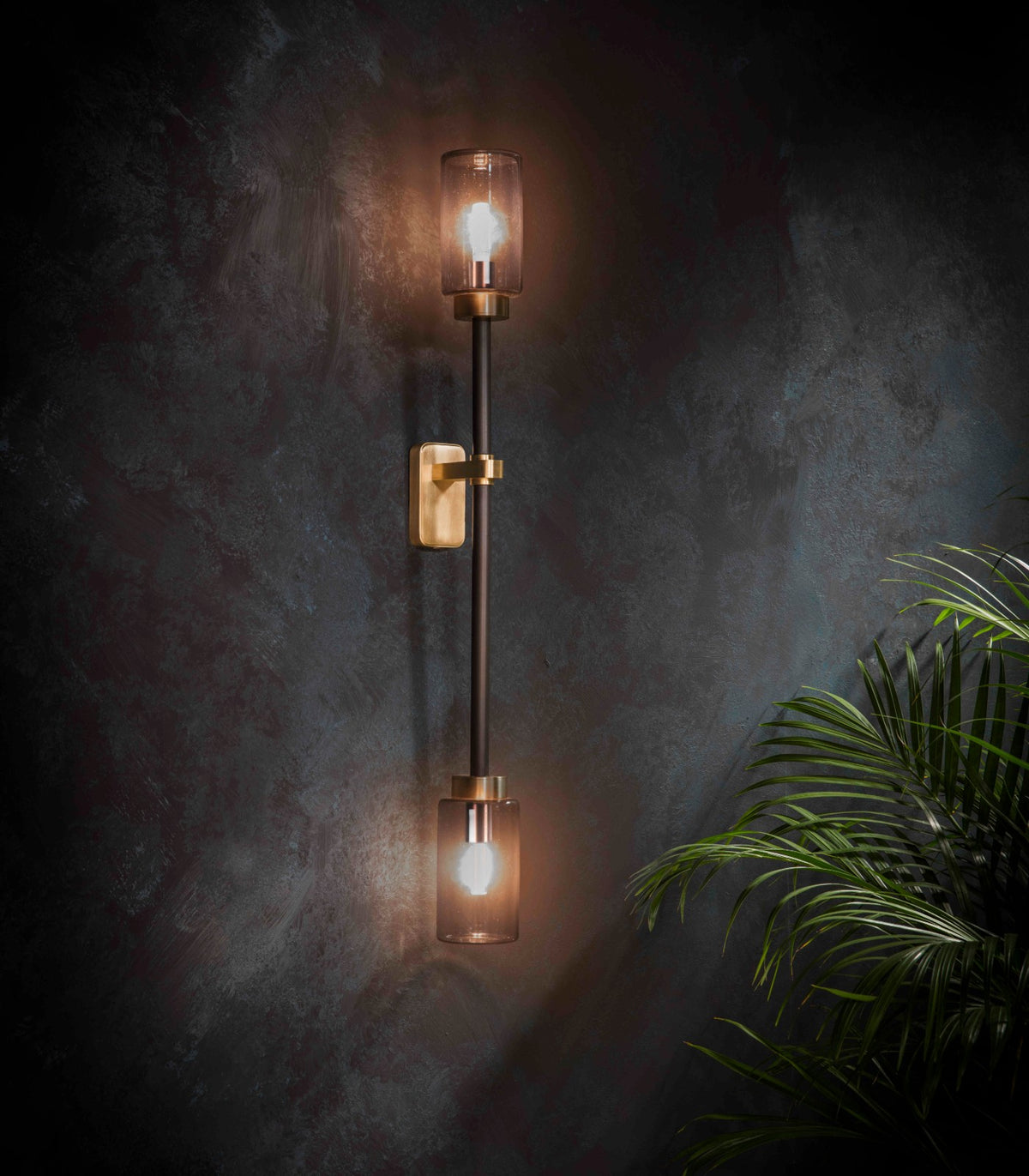 Farol Single Dual Brass Wall Light