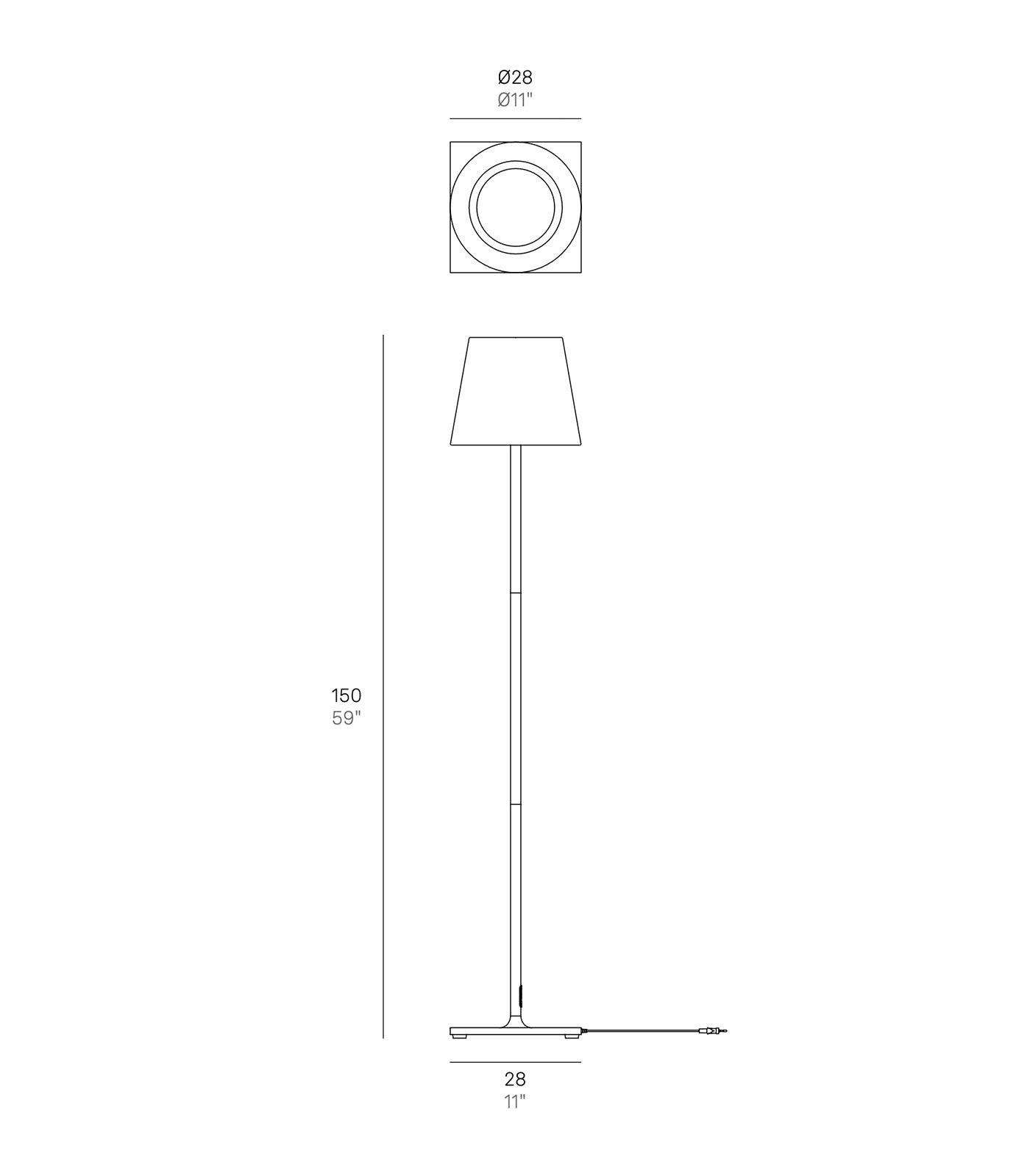 Poldina 230V Floor Lamp