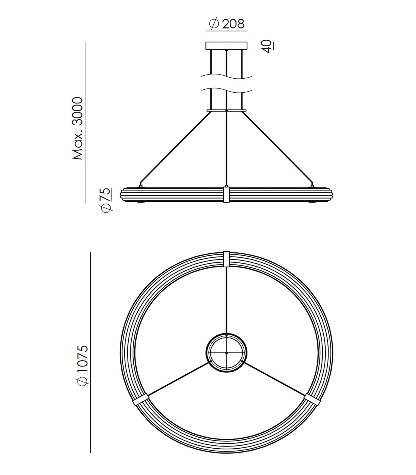 Elli Large Pendant Light