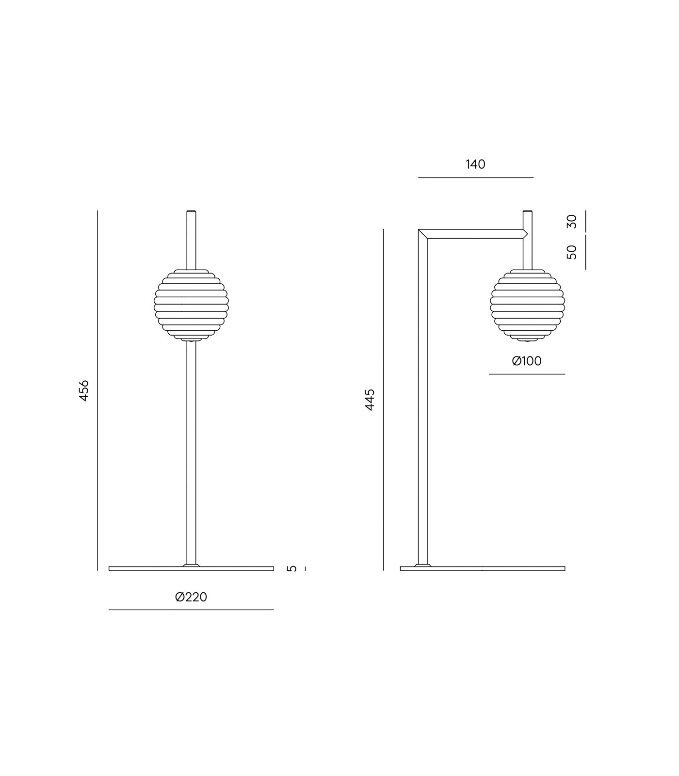 Doul Table Lamp