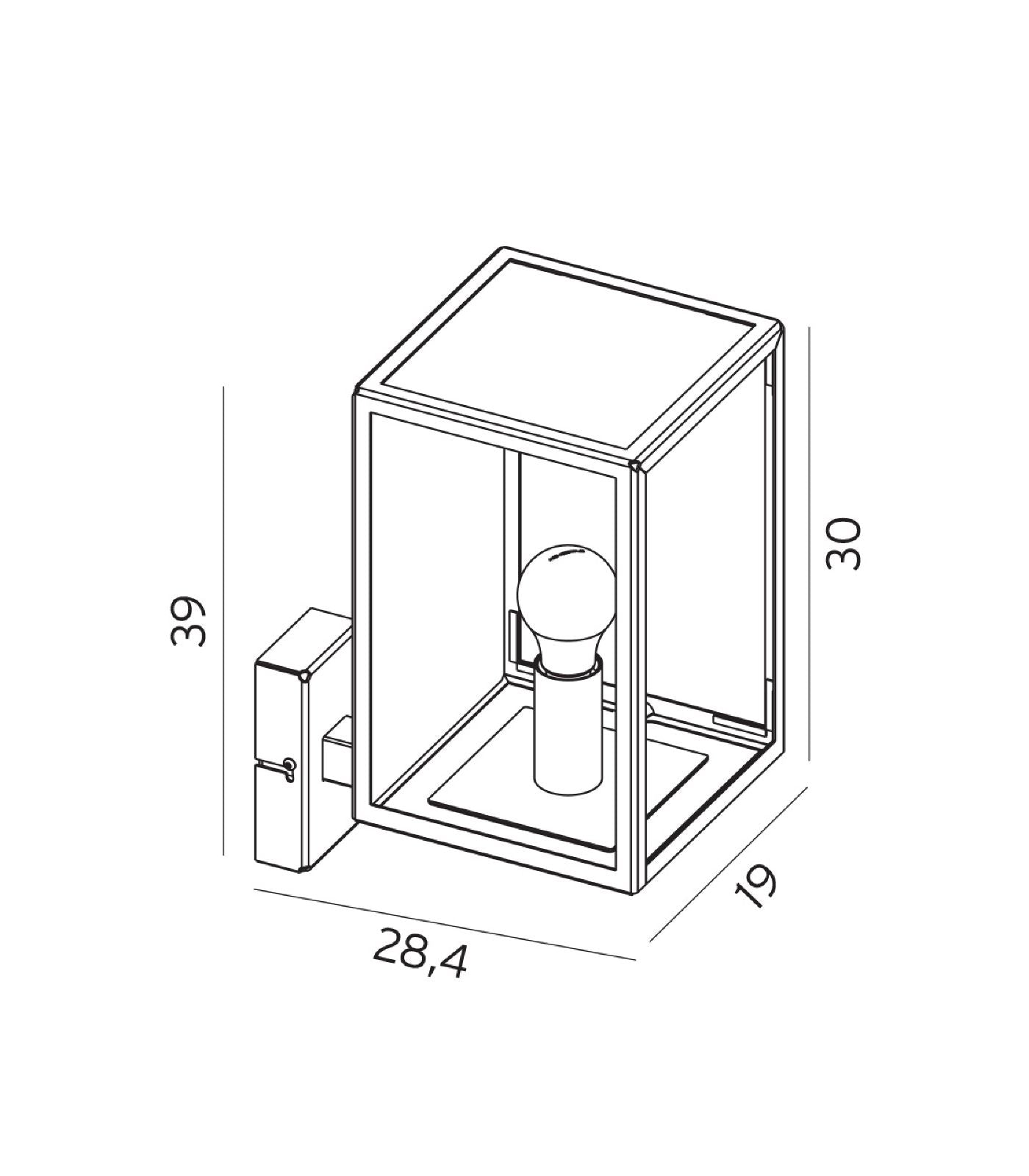 Lofoten Opal Arm Wall Light