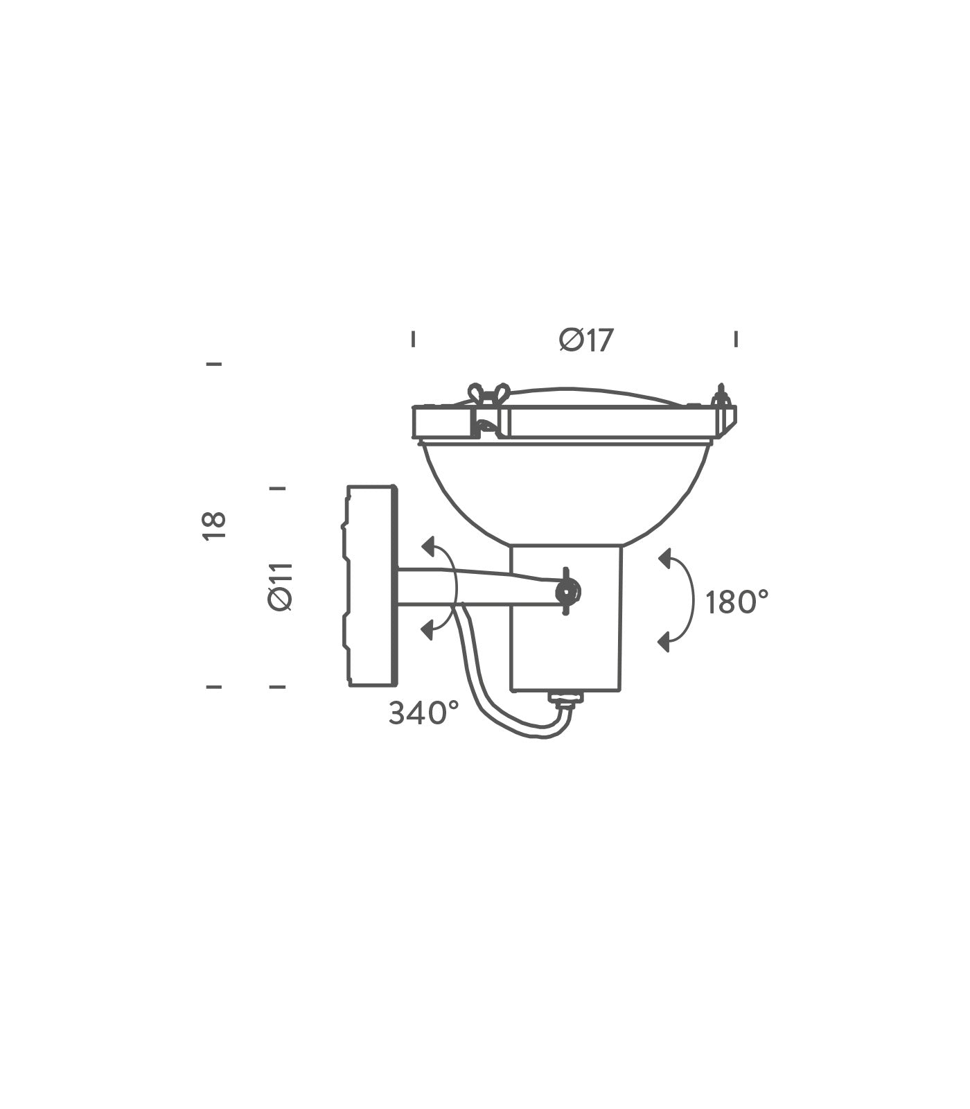 Projecteur Outdoor Wall/Ceiling Light