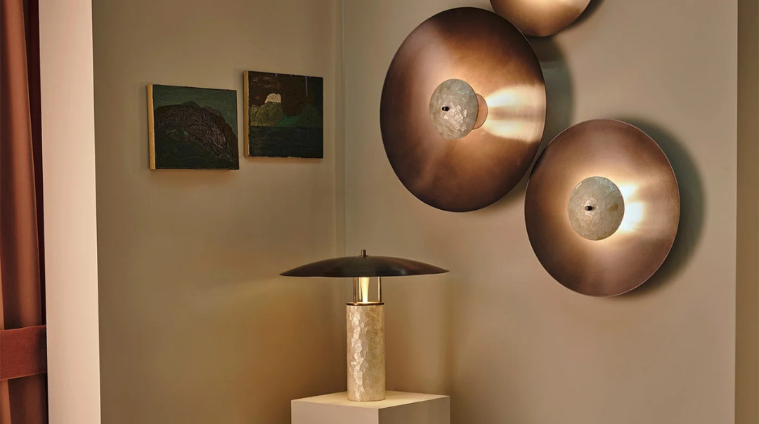 Luna Capiz Wall Light By J. Adams & Co | LightCo