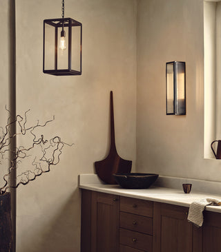 Ash Reeded Wall Light