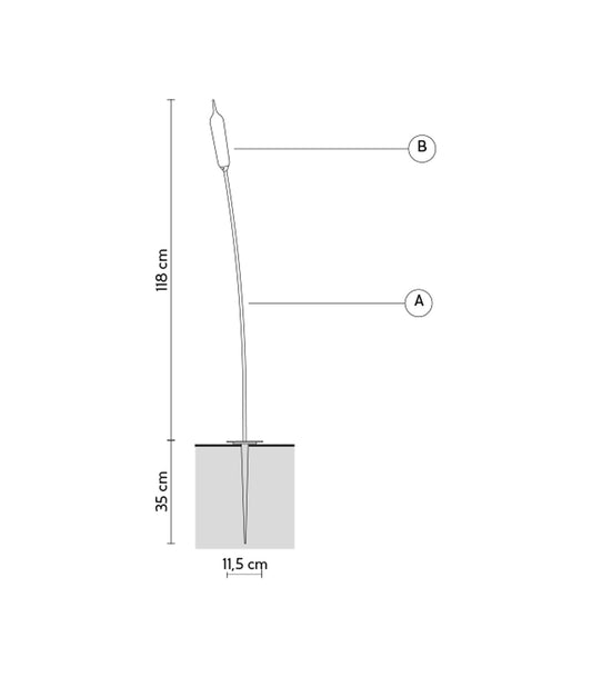 Nilo Outdoor Floor Lamp