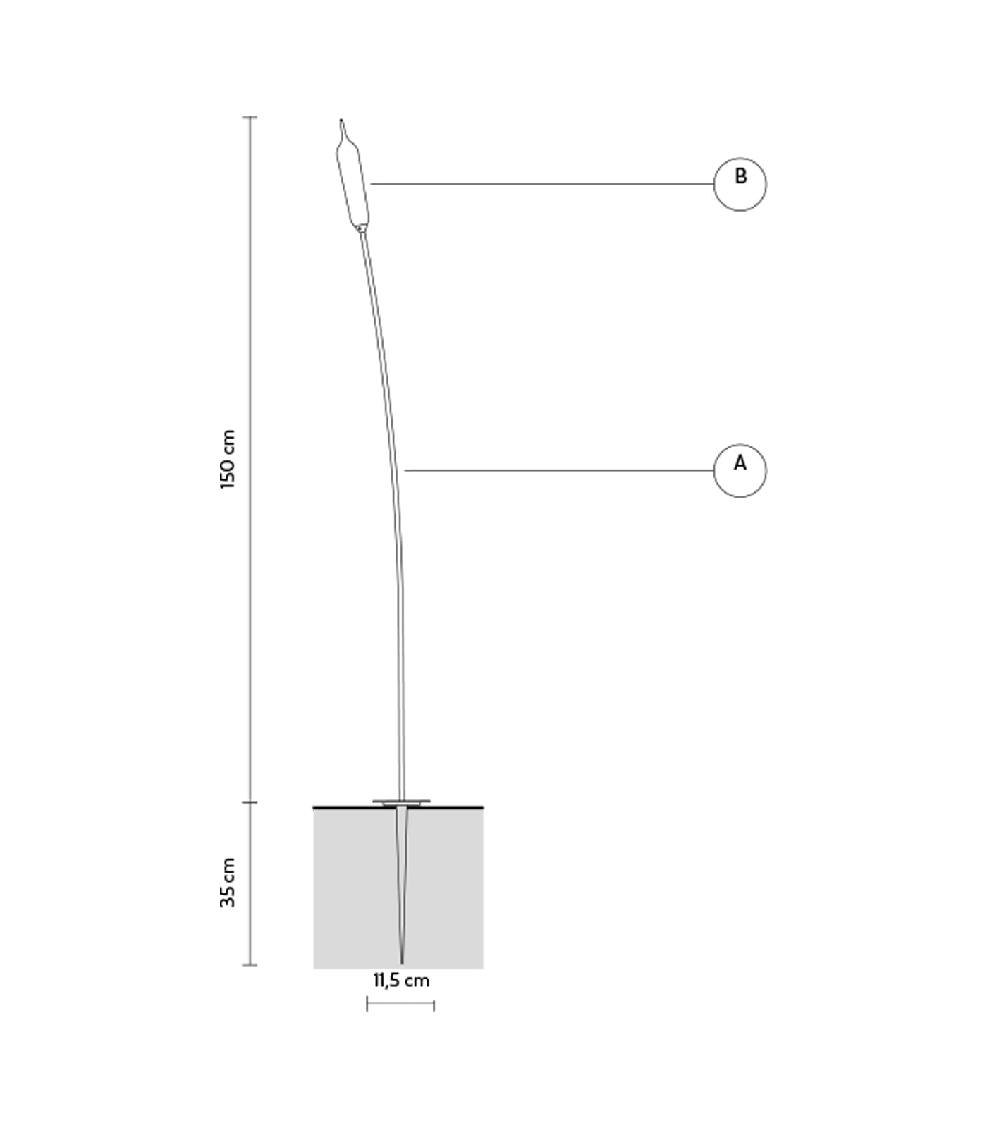 Nilo Outdoor Floor Lamp