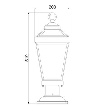 Ravine Pedestal Light