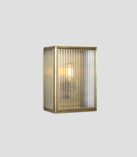 Birch Reeded Wall Light