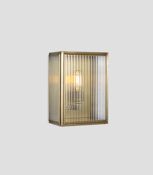 Birch Reeded Wall Light