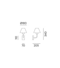 Fiordo Wall Light