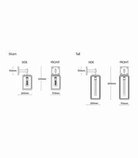 Lilac Reeded Wall Light