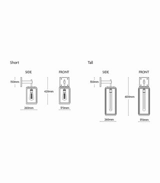 Lilac Reeded Wall Light