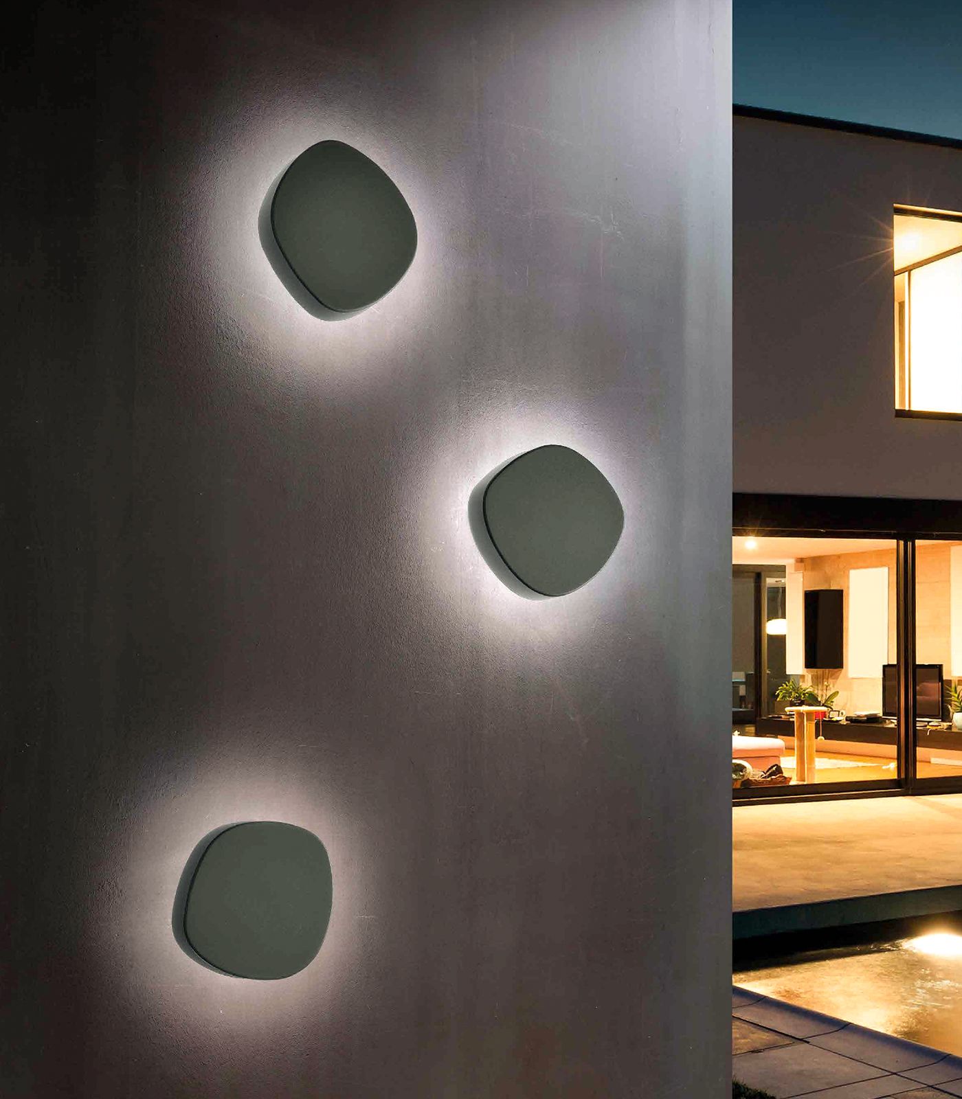 Ciottolo Outdoor Wall Light