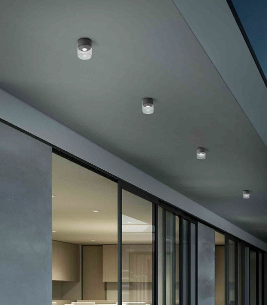 Lens Outdoor Ceiling Light