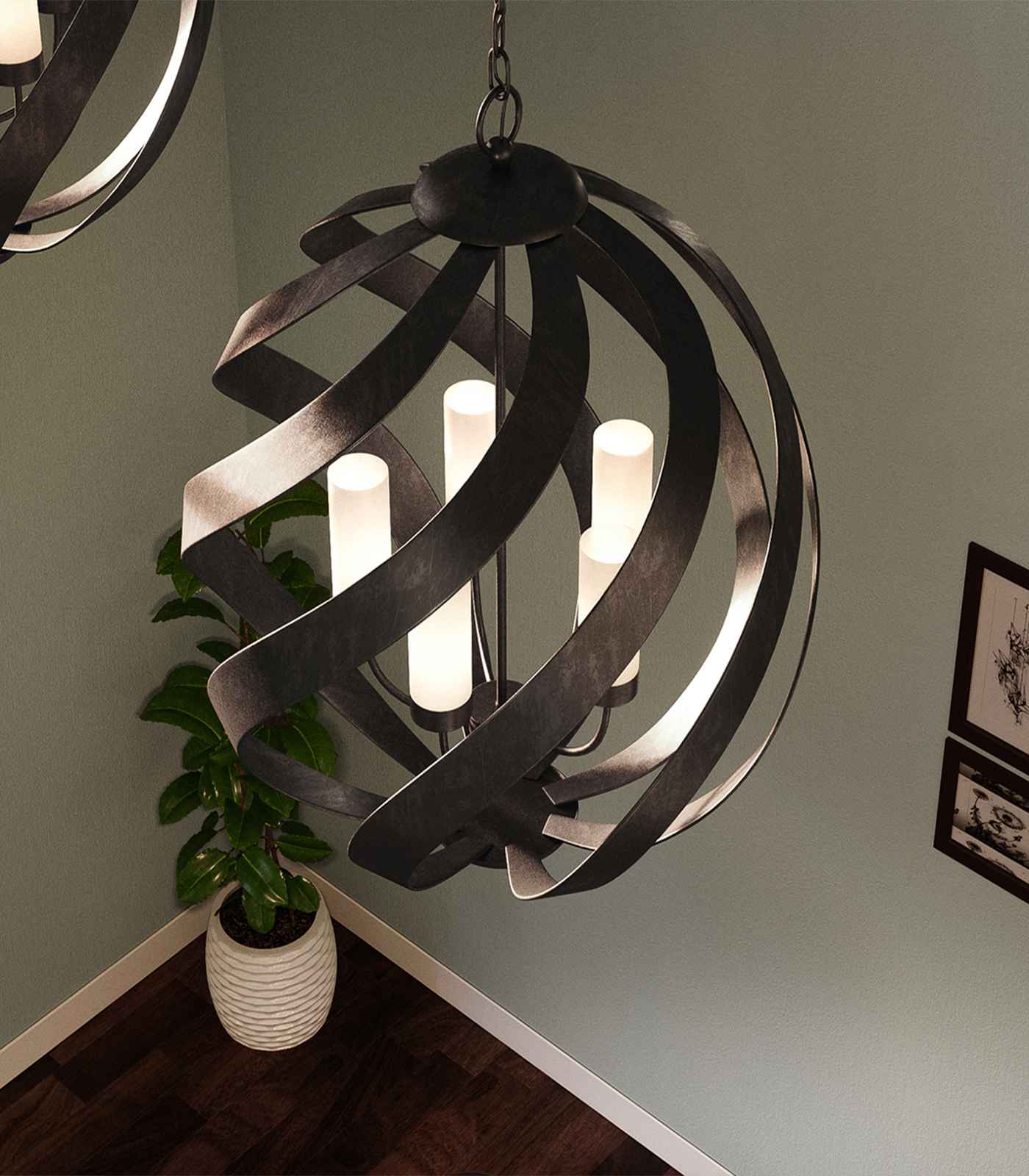 Blacksmith 5lt Pendant Light