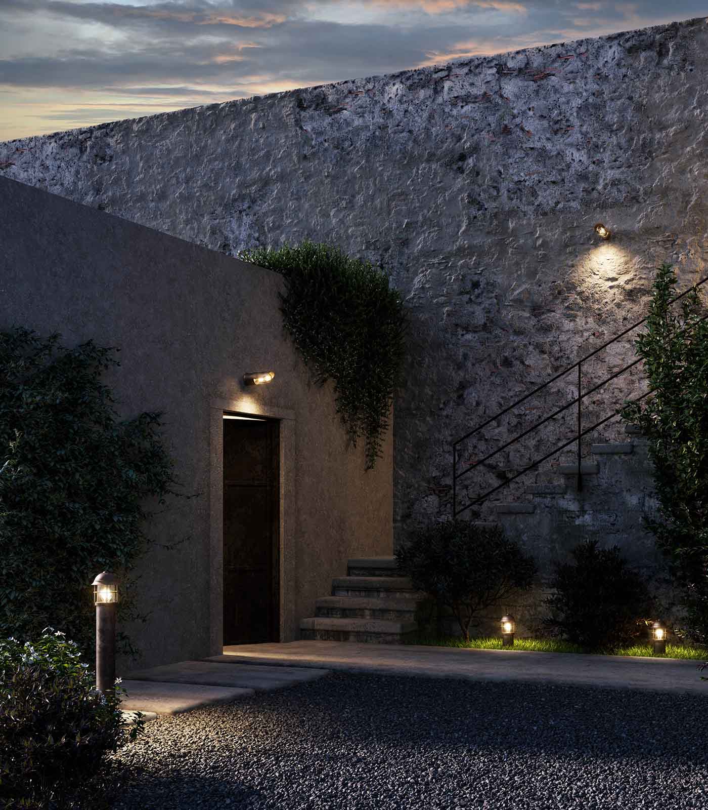 Garden Bollard Light