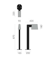 Saint Tropez Bollard Light