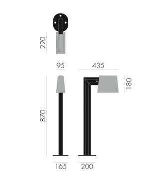 Saint Tropez Bollard Light