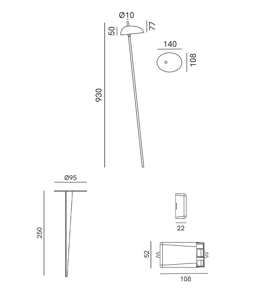 Oval / Large / Spike - Additional Image