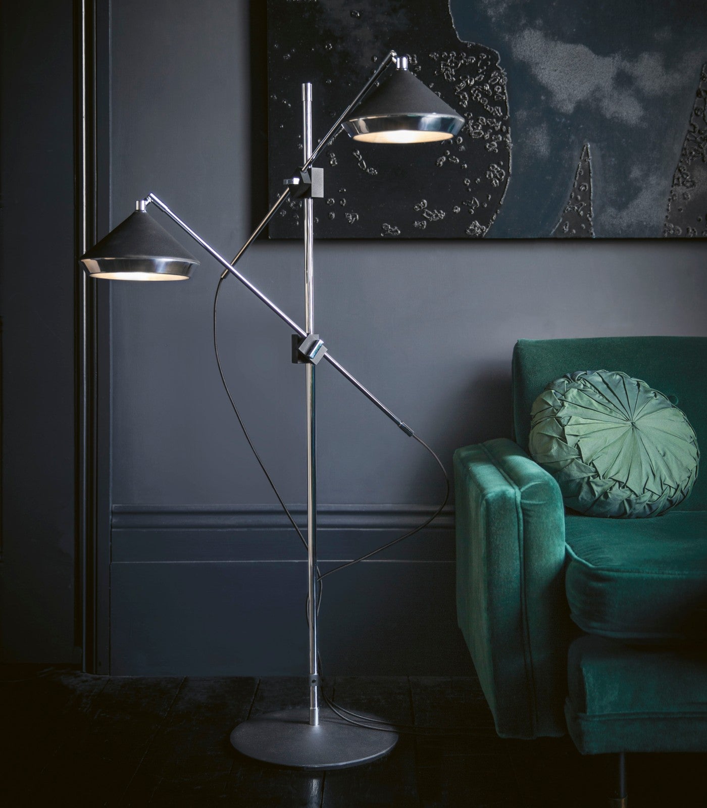Shear Floor Lamp