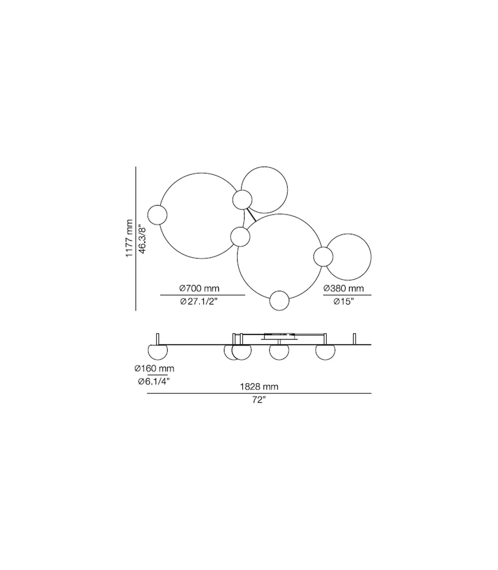 Circ 5lt Ceiling Light