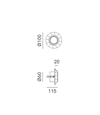 Mini Flush Ceiling Light