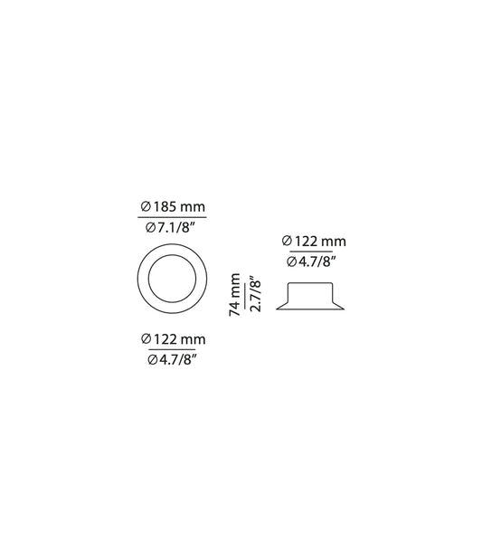 Maine Ceiling/Wall Light