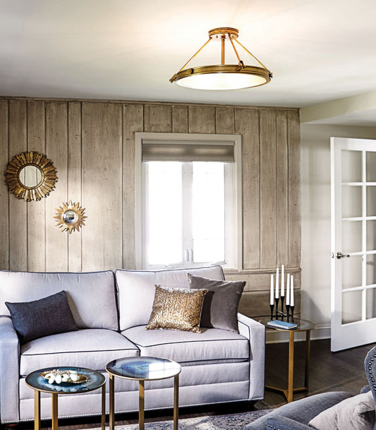 Collier Semi-Flush Ceiling Light