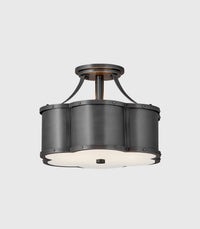 Chance 2lt Semi-Flush Ceiling Light
