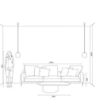 Parlour Curve Pendant Light