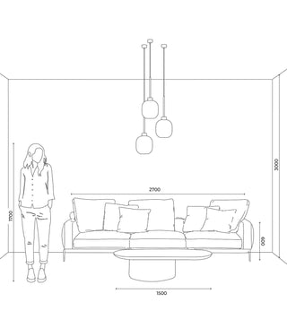 Parlour Lite Curve Pendant Light