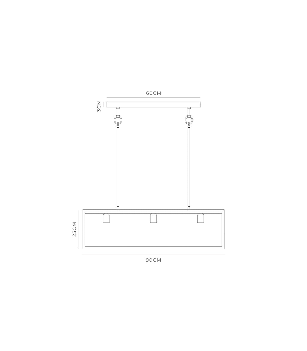 Frosted / 3 Light - Additional Image