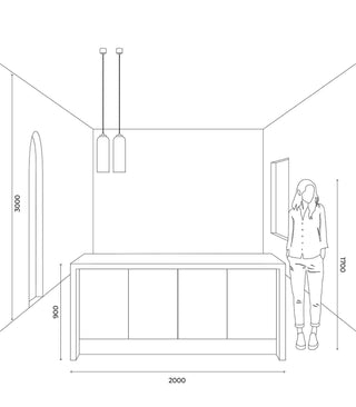 Parlour Elong Pendant Light