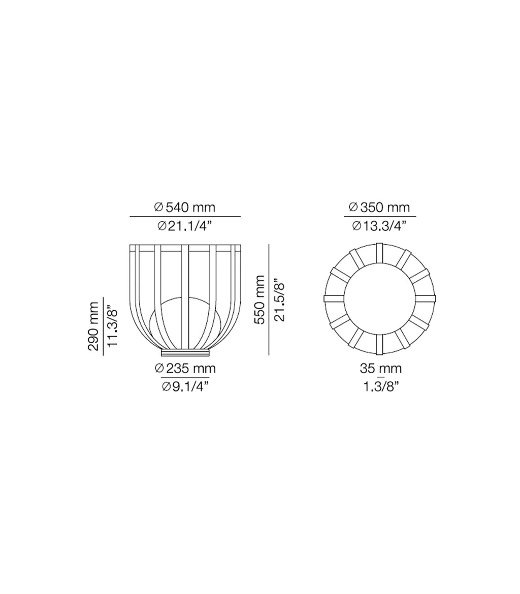 Bols Outdoor Floor Lamp