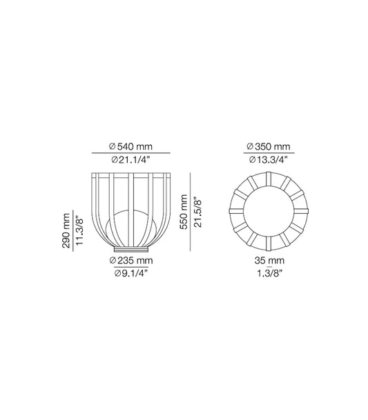 Bols Outdoor Floor Lamp