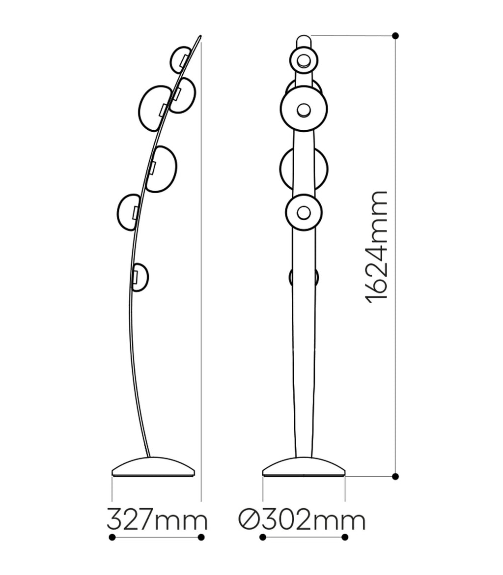 Dew Drops Floor Lamp