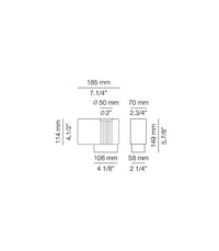 Frame Mini Bollard Light