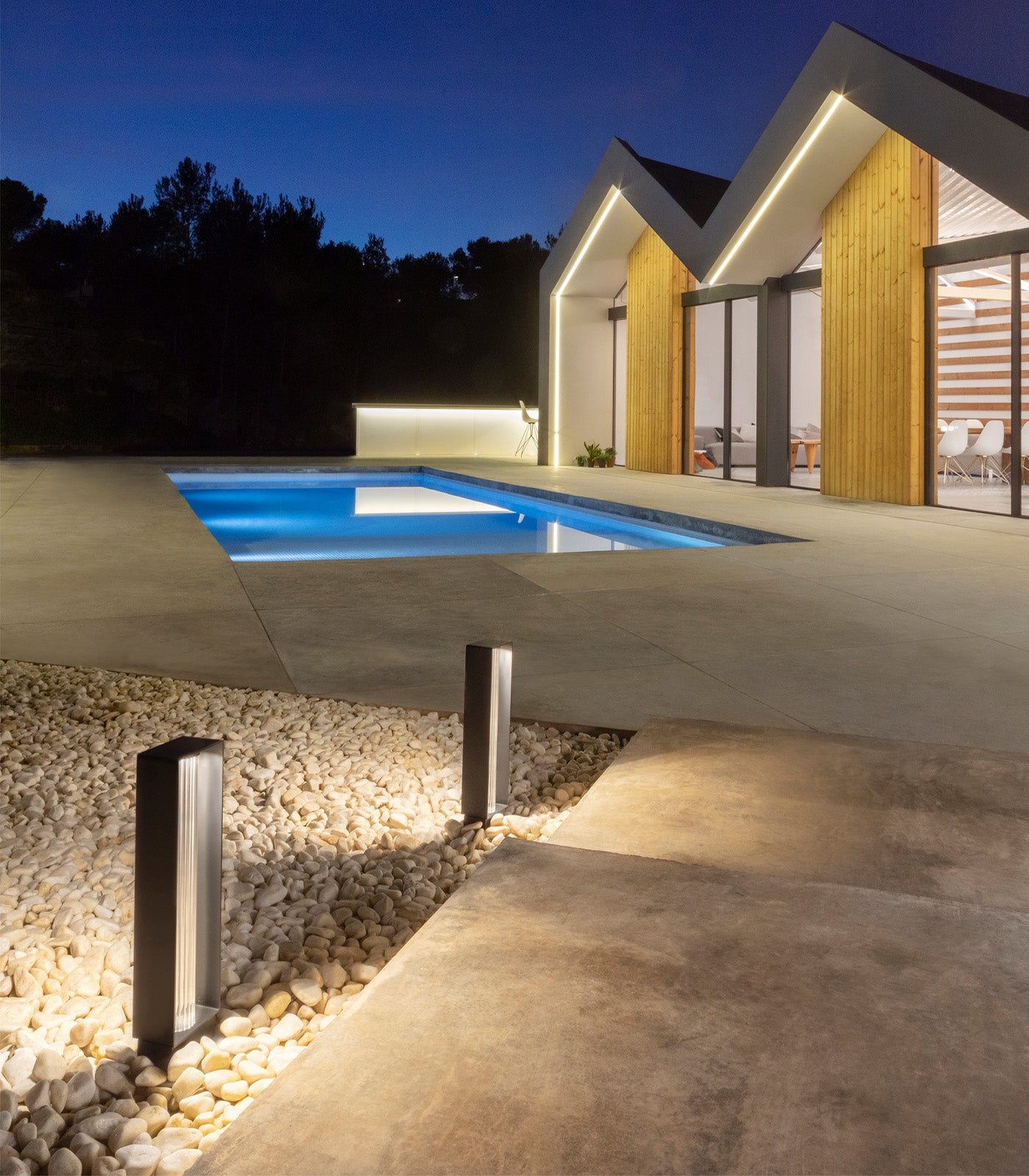 Frame Bollard Light