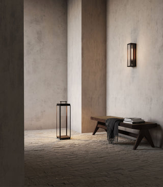 Ash Reeded Wall Light