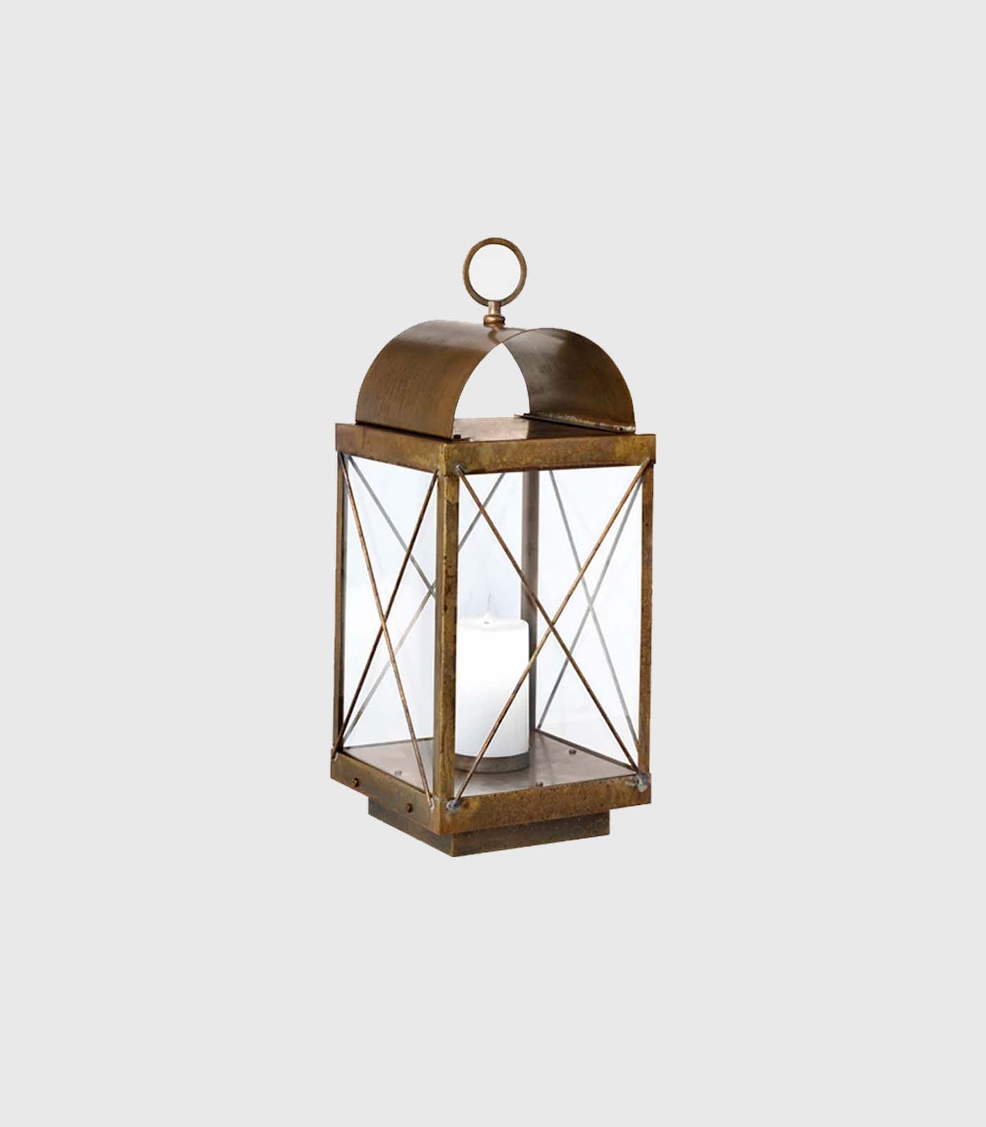 Lanterne Round Accent Outdoor Floor Lamp