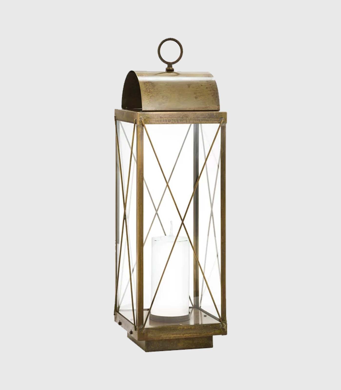 Lanterne Round Accent Outdoor Floor Lamp