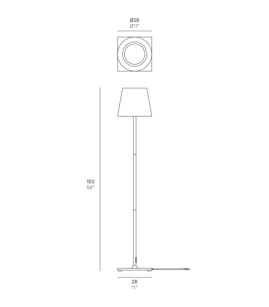 Poldina 230V Floor Lamp