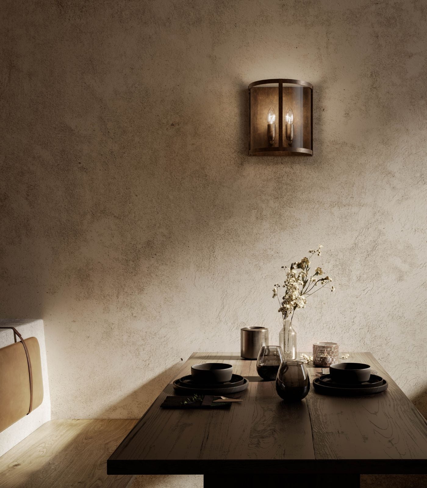 London Round Wall Light