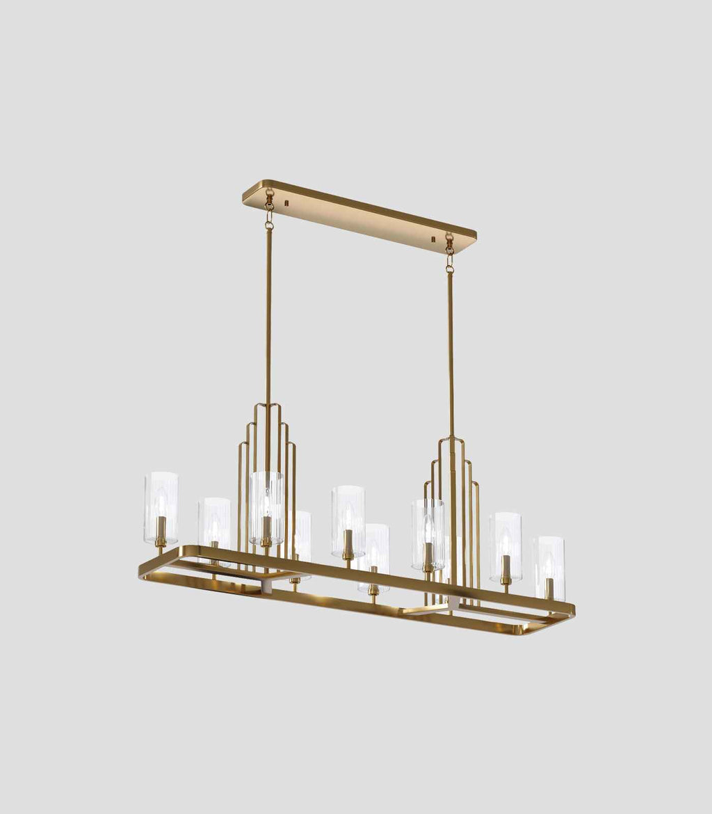 Kimrose 10lt Linear Chandelier