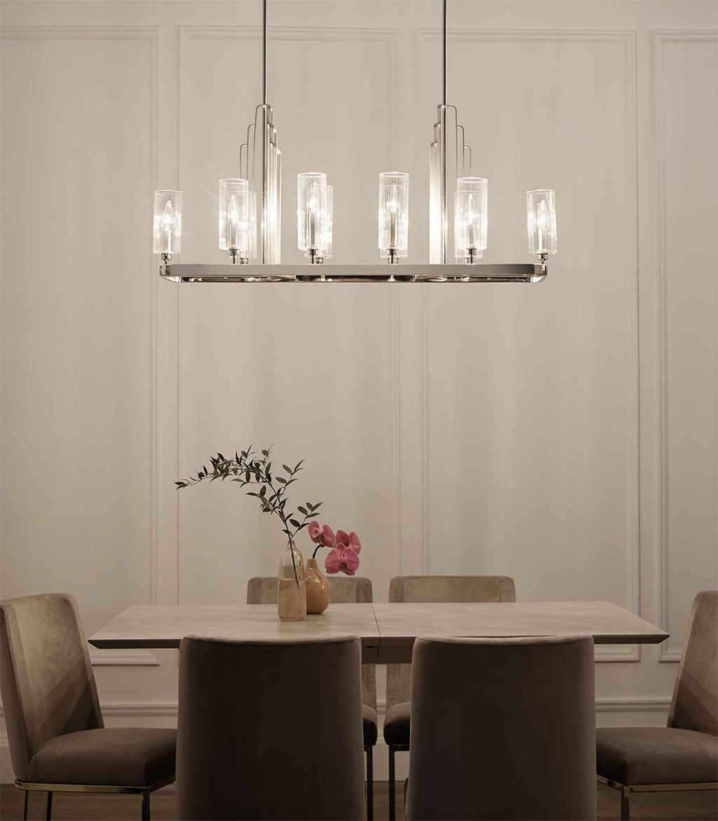 Kimrose 10lt Linear Chandelier