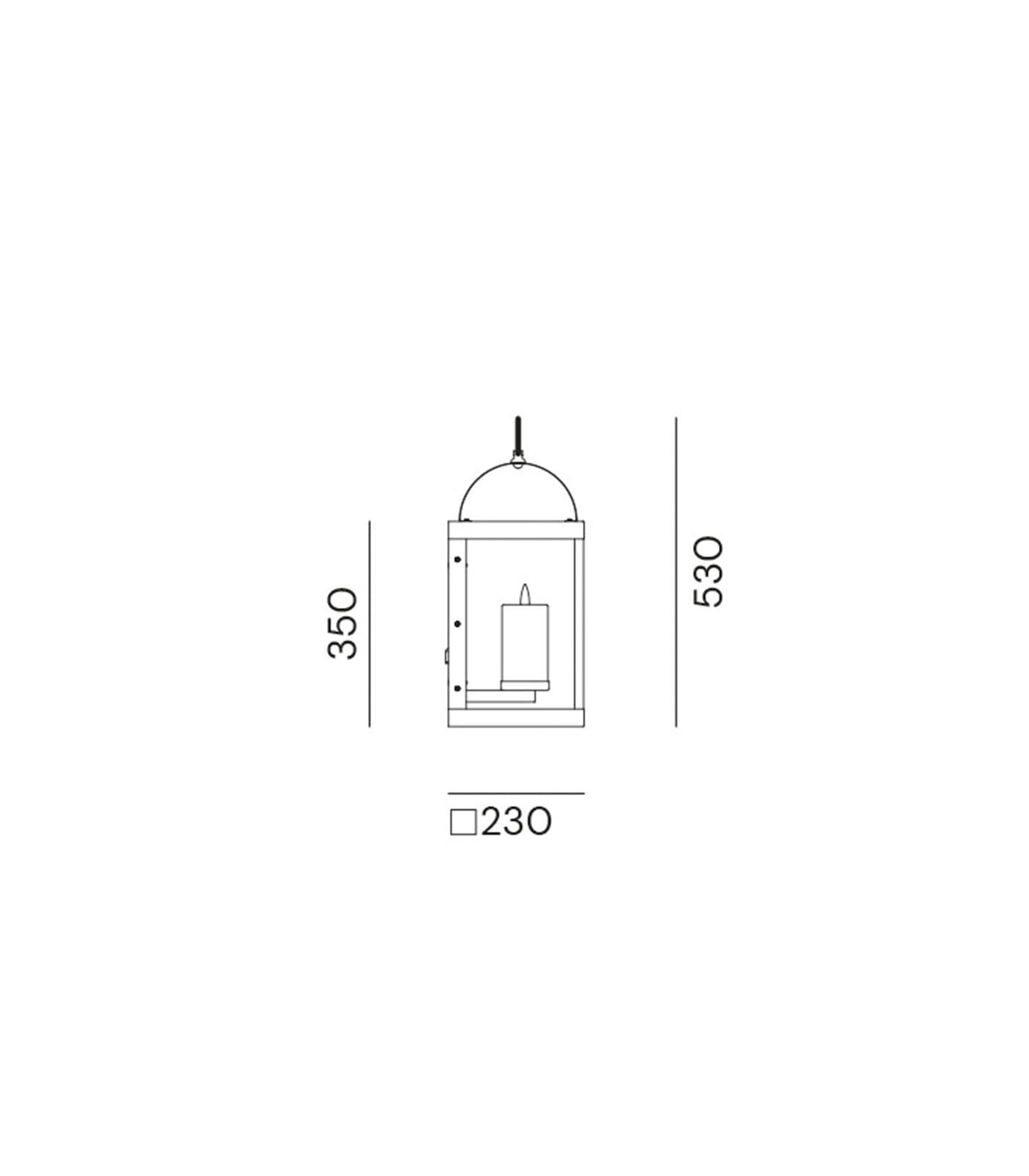 Lanterne Round Wall Light
