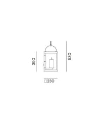 Lanterne Round Wall Light