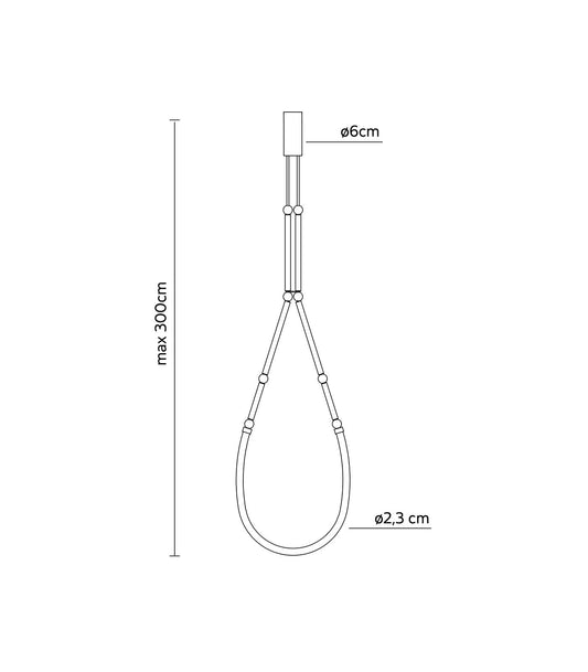 Leda Drop Pendant Light