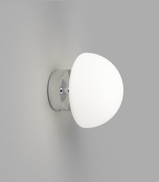 Orb Dome Short Arm Wall Light